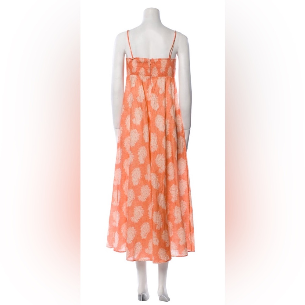 ZIMMERMANN
Devi Bandeau Coral Paisley Midi Dress - Picture 9 of 16